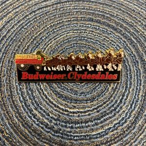 Budweiser Clydesdales Collector Pin, 2.5" length, with 2 clutch-back pins